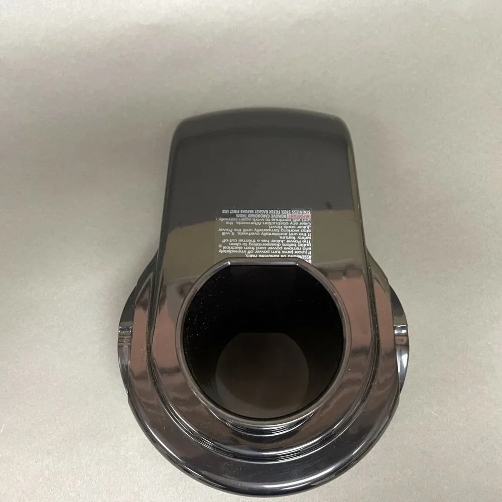 Jack La‎ Lanne's Power Juicer CL-003AP Replacement Part Black Lid NEW